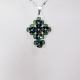 Small Cross - Rusalka-Silver Chain - 1